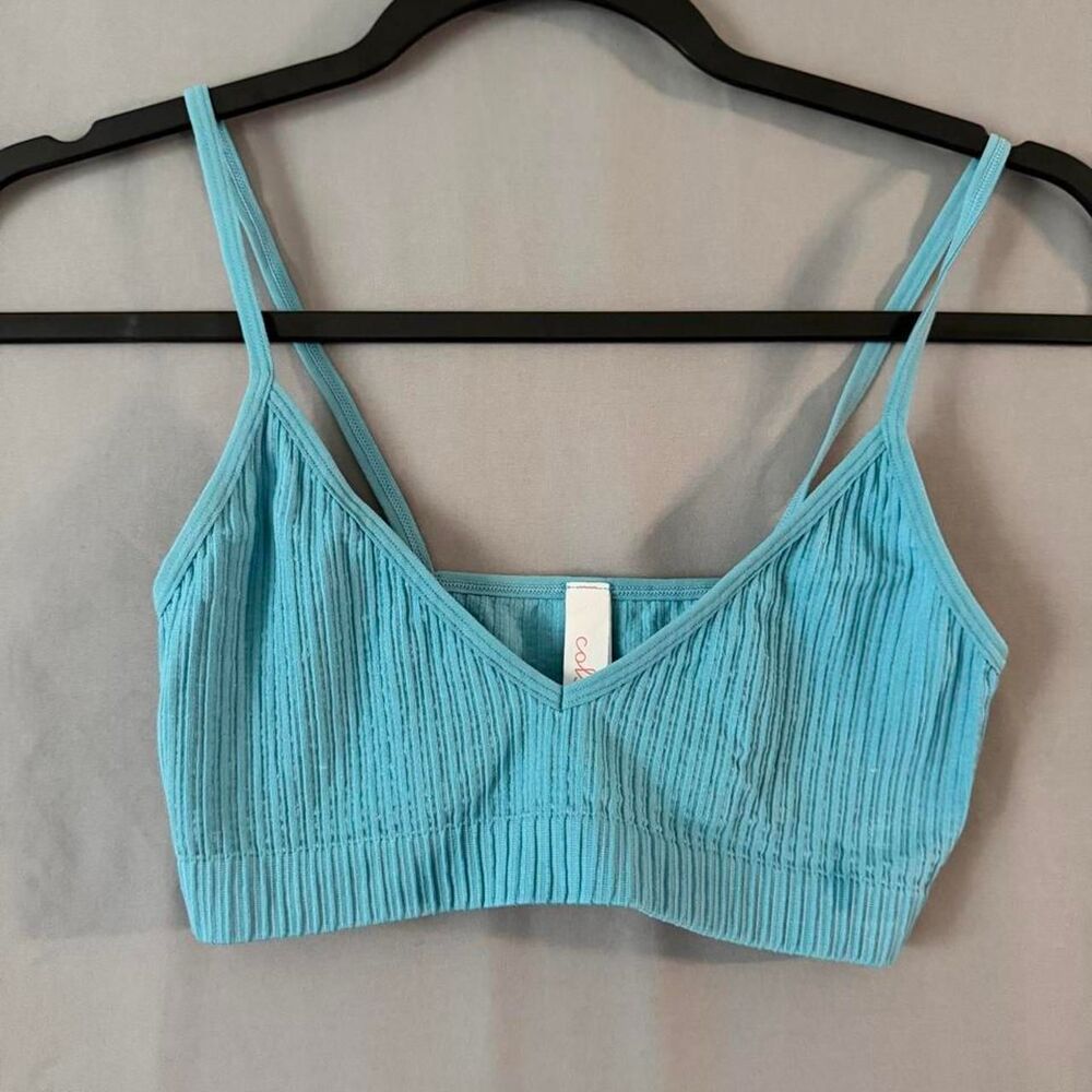 Colsie Women's Blue Crop-top